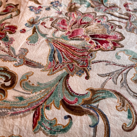 Lauren Ralph Lauren Antigua Reversible Queen/Full Duvet Cover 100% Cotton - Picture 3 of 11